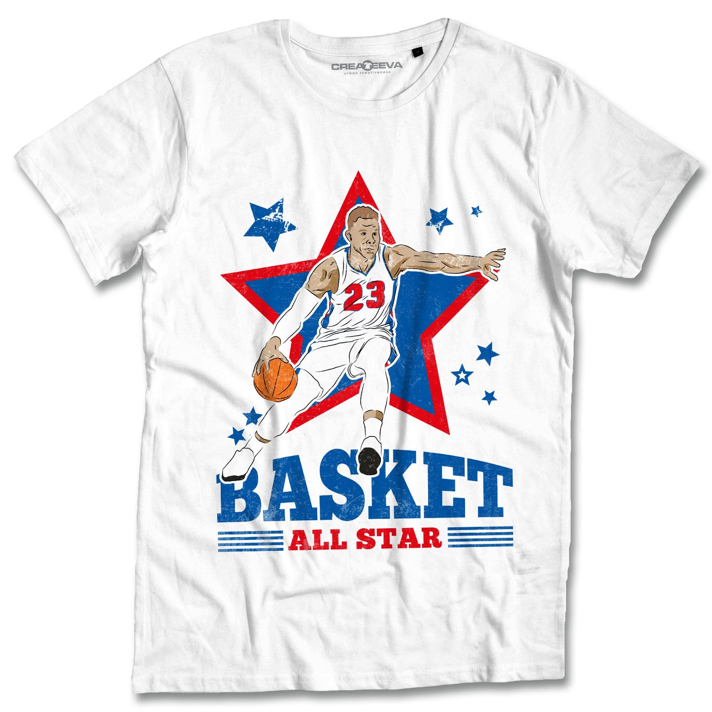 T-shirt Basket Maglietta Campioni Pallacanestro Maglia All Star