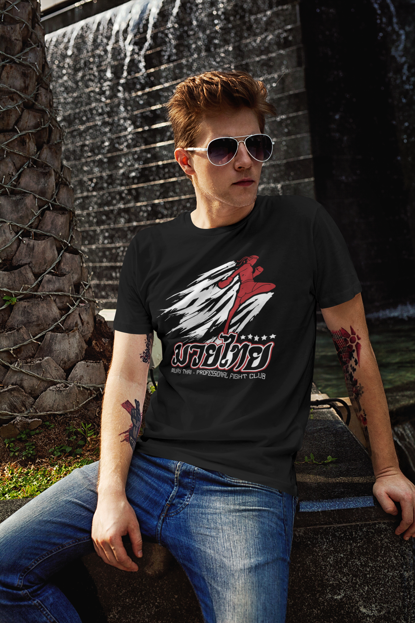 T-shirt Muay Thai Maglia Thailand Fighting Academy