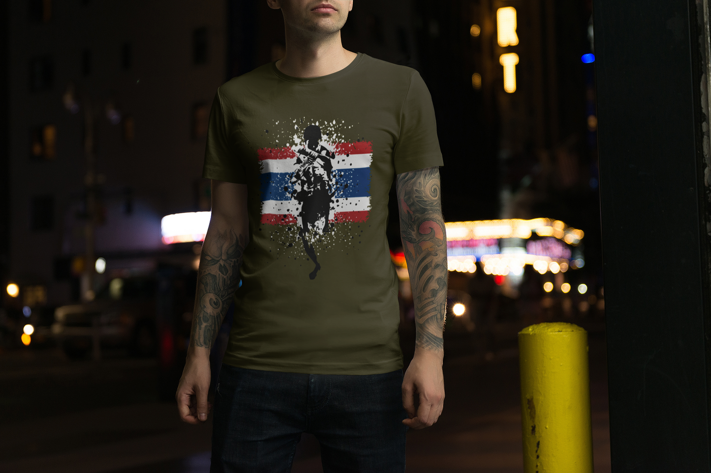 T-shirt Muay Thai Maglia Thailand Fighting Academy