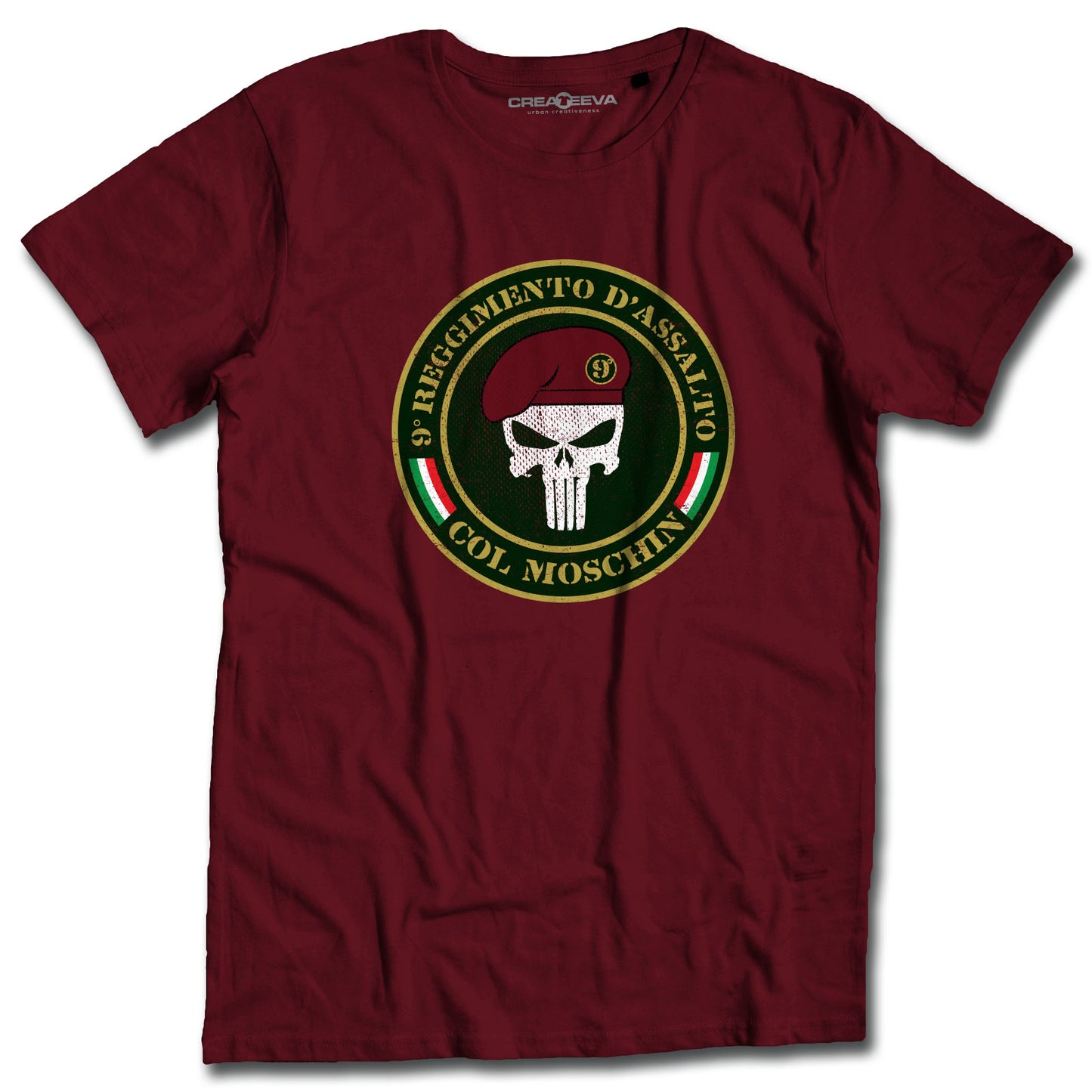 T-shirt Folgore Maglia IX Reggimento d'Assalto Col Moschin Maglietta Brigata Paracadutisti
