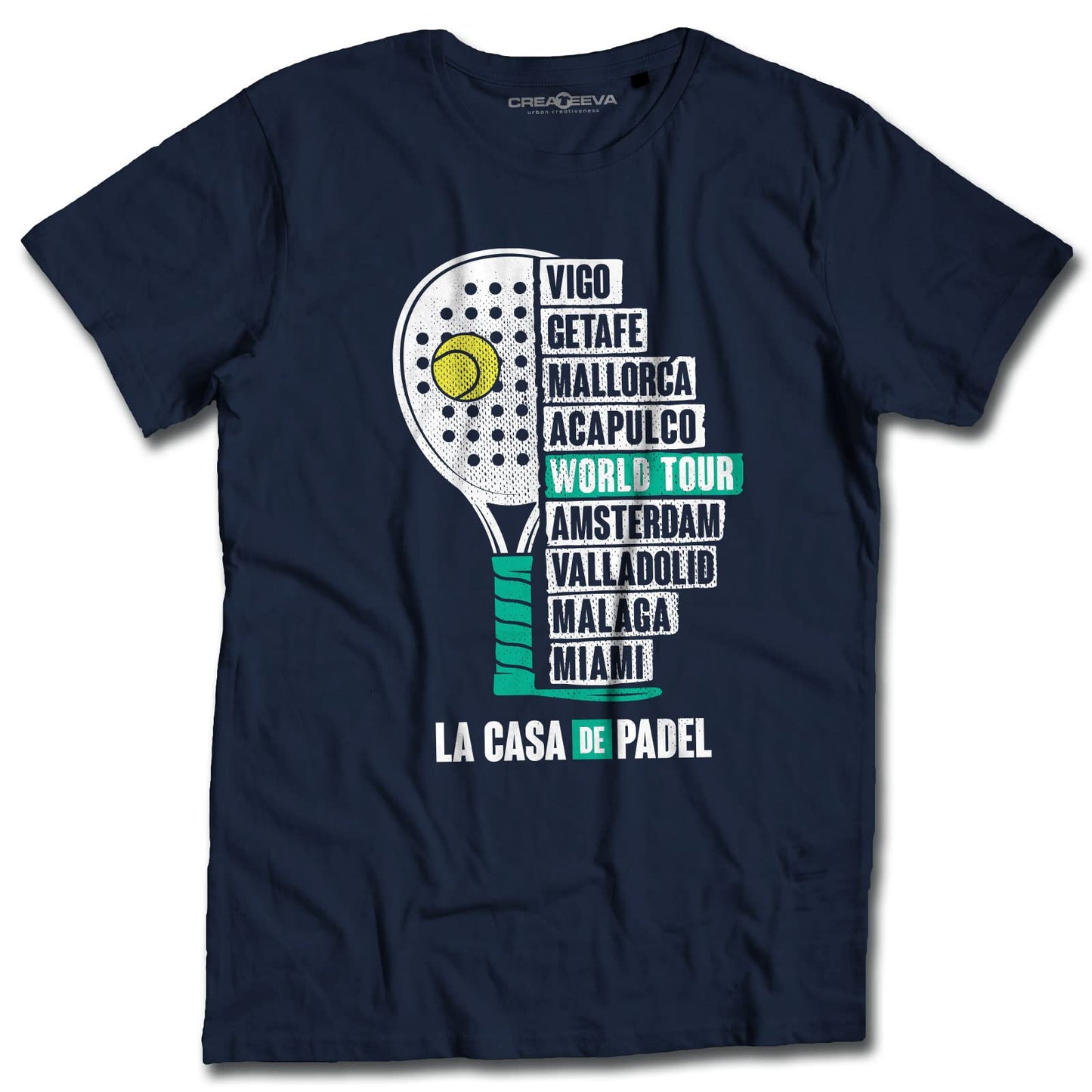 T-shirt Paddle Maglia Squash Tennis Maglietta Padel