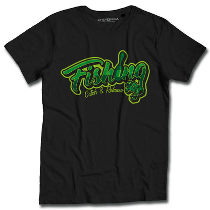 T-shirt Pescatore Catch & Release Maglietta amanti della pesca