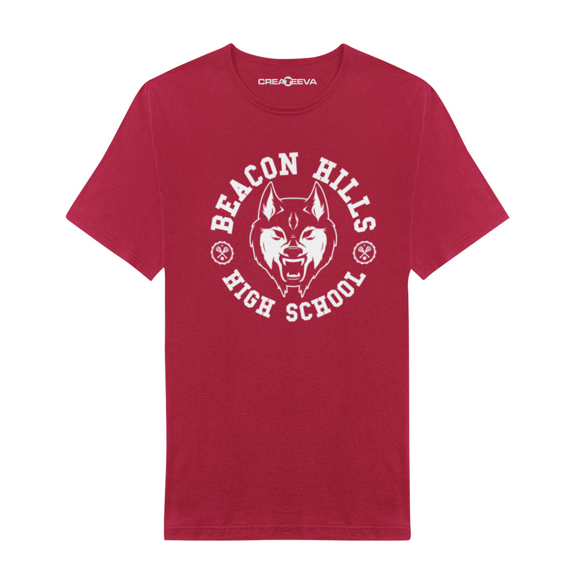 T-shirt High School Beacon Hills Maglia Wolf Stilinski Lahey McCall - donna