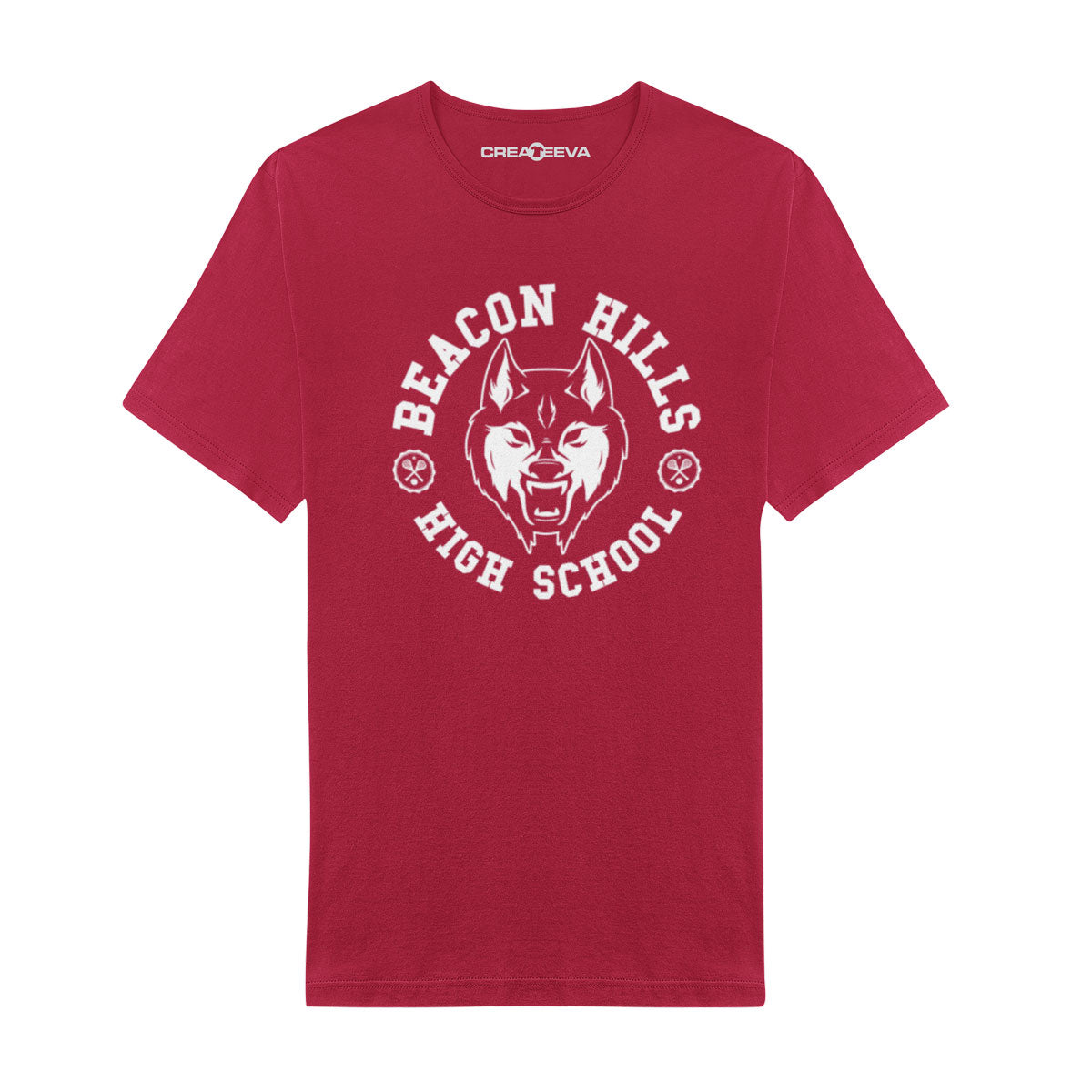 T-shirt High School Beacon Hills Maglia Wolf Stilinski Lahey McCall - uomo