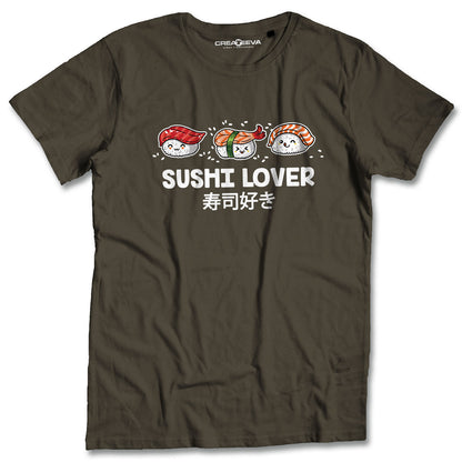 T-shirt Sushi Lover Maglietta POKE Maglia Giapponese